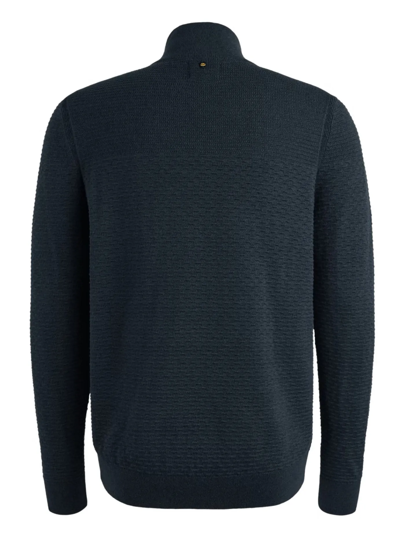 Half zip collar cotton mouline (or