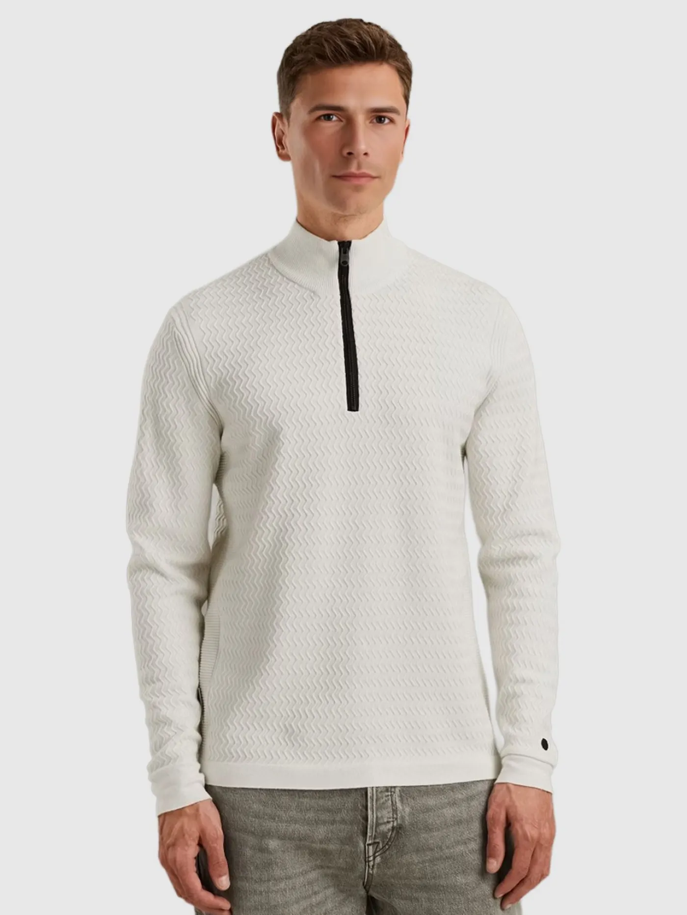 Half zip collar ecovero