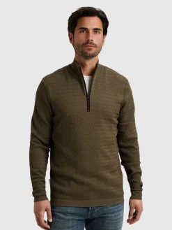 Half zip collar ecovero