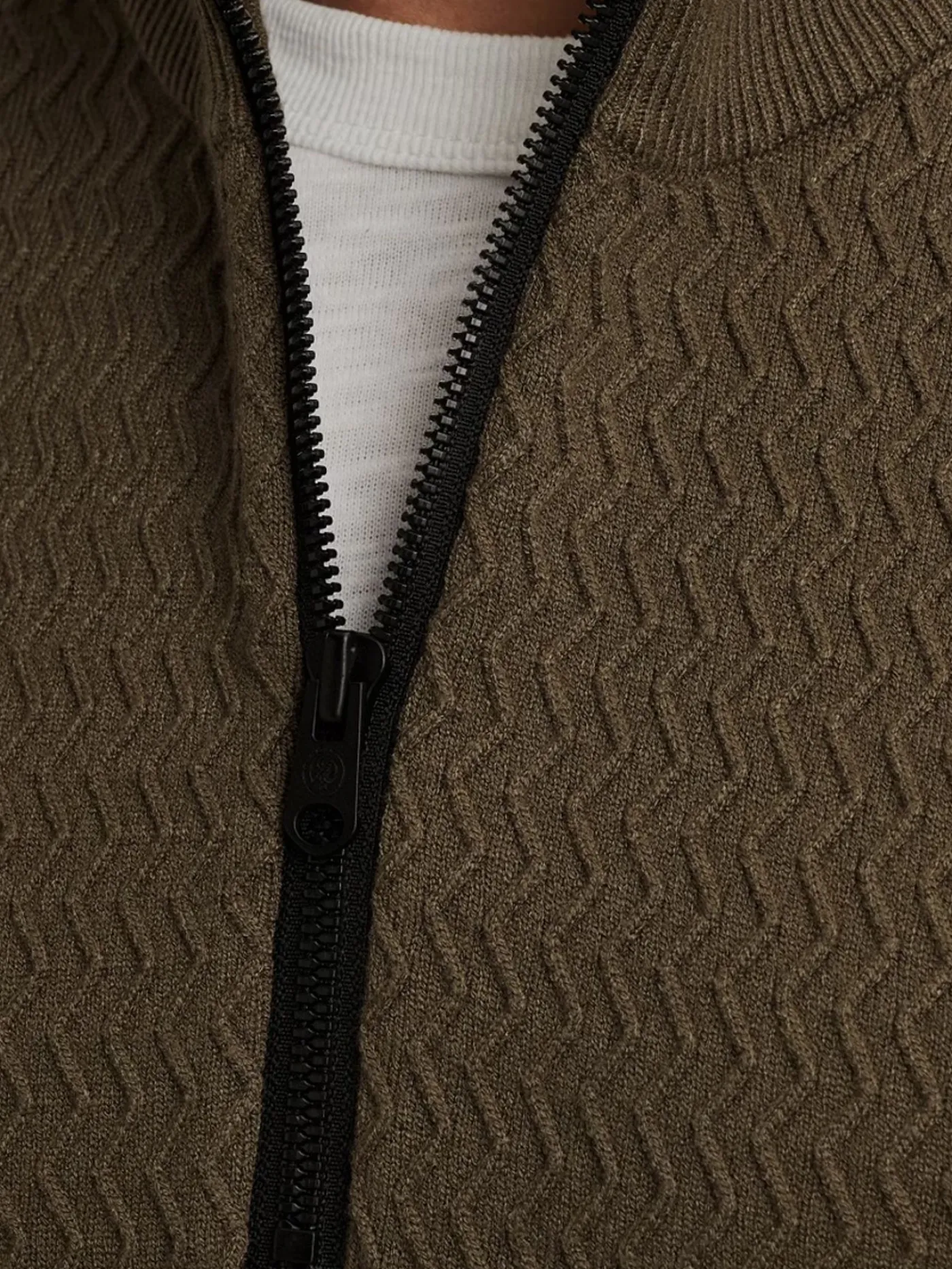 Half zip collar ecovero