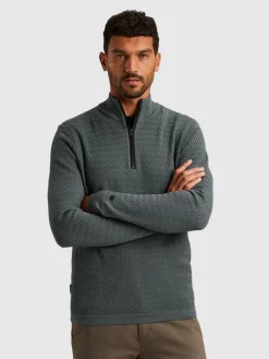 Half zip collar ecovero