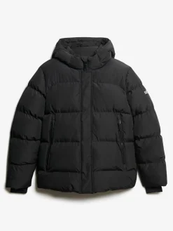 Hooded 5 baffle sports puffer