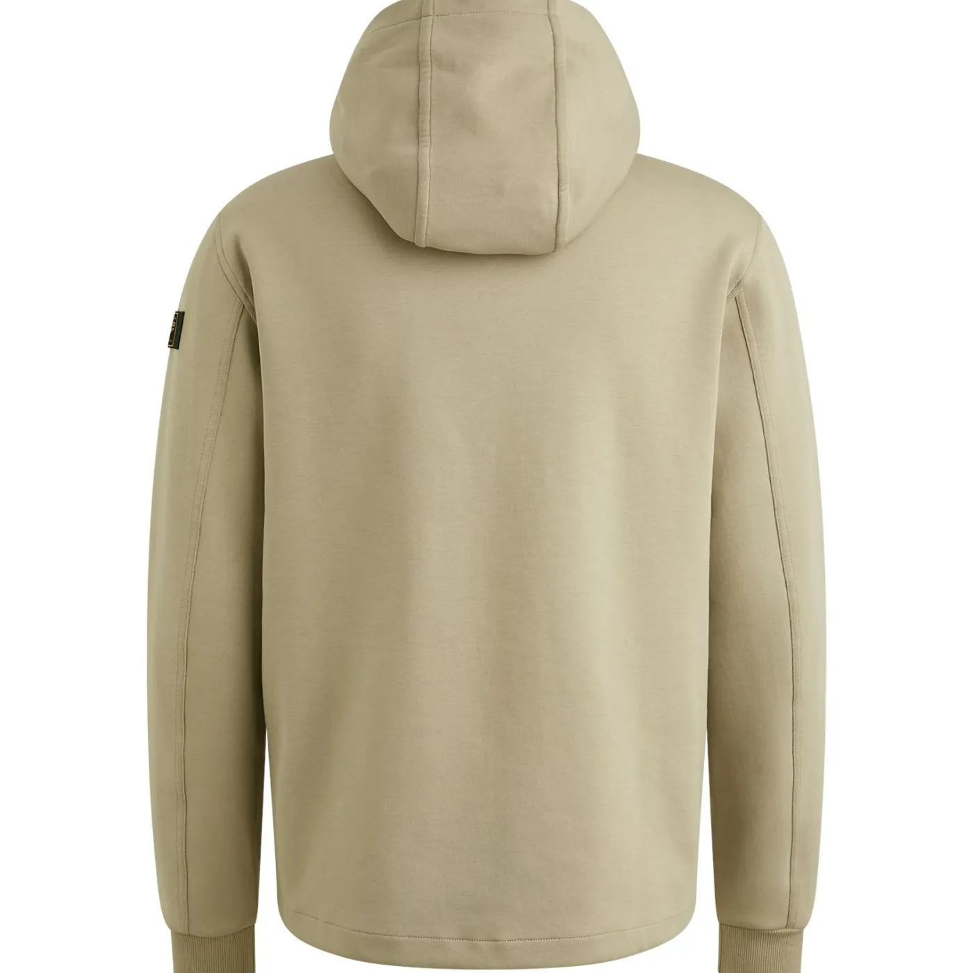 Hooded jacket interlock