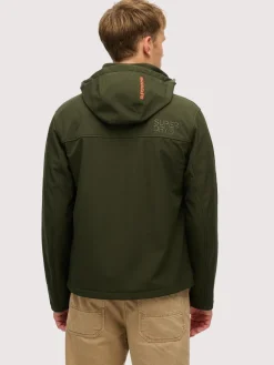 Hooded soft shell trekker jkt