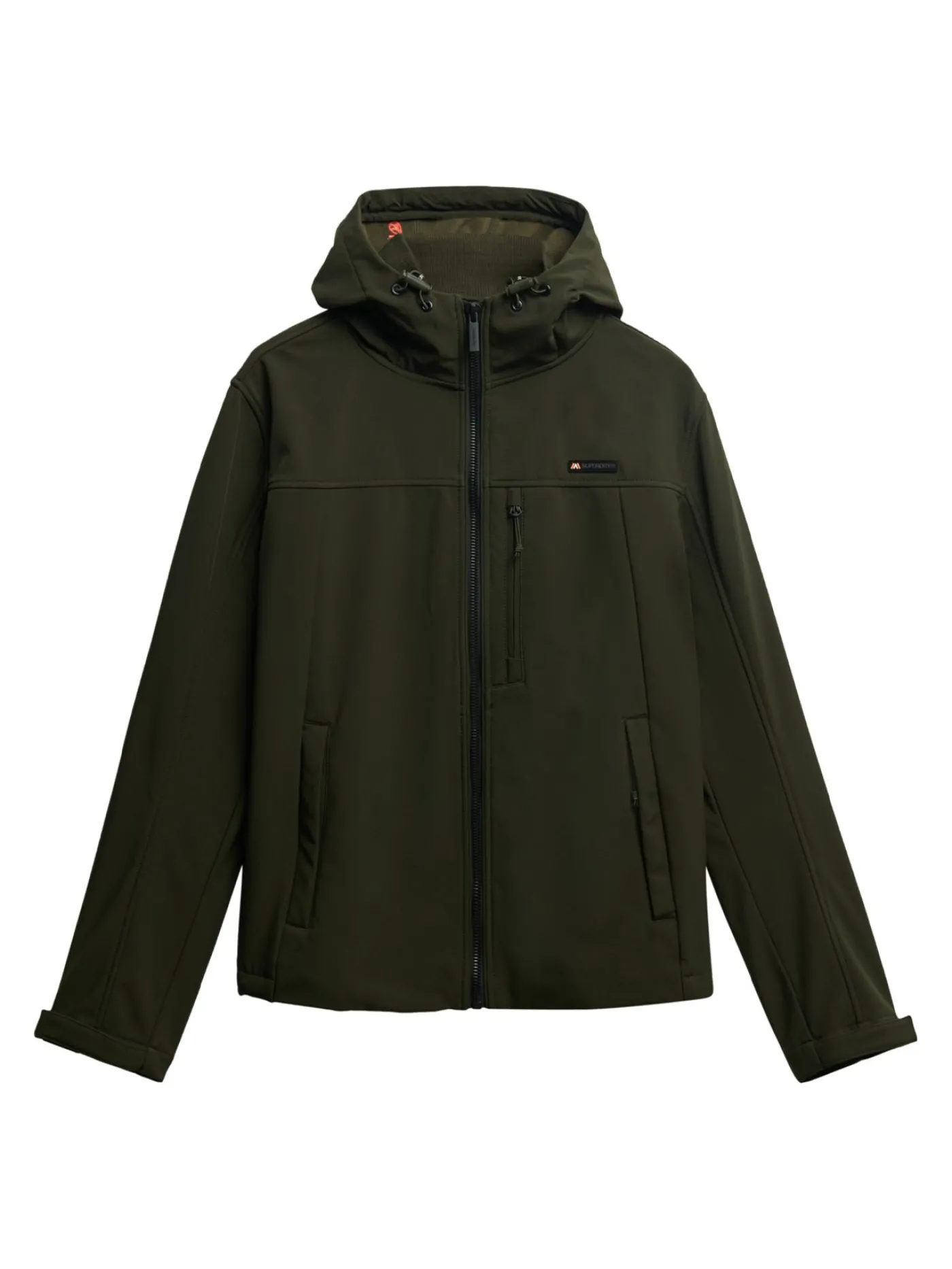 Hooded soft shell trekker jkt