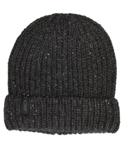 JACCLIFF NAP BEANIE JNR - Dark Grey Melange
