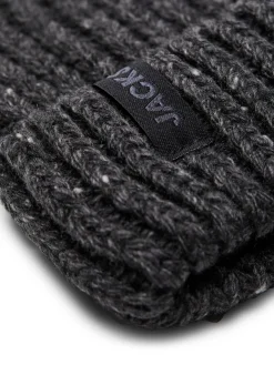 JACCLIFF NAP BEANIE JNR - Dark Grey Melange