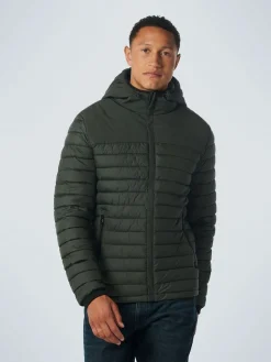 Jacket Hooded Short Fit Padded Mix