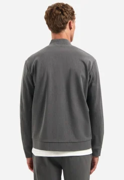 Jacket Shirt Bomber Melange Hybrid