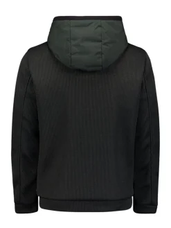 Jacket Short Fit Sealed Hooded Knitted Mix