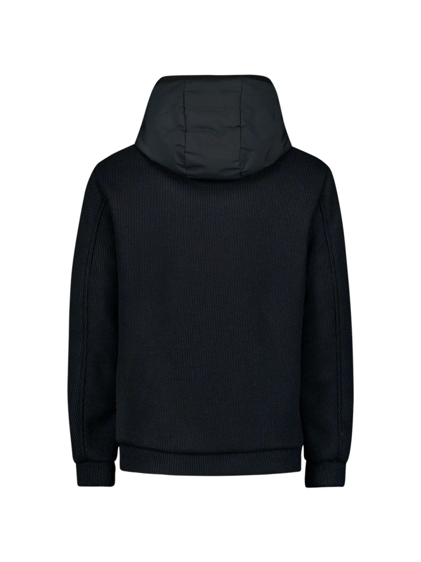 Jacket Short Fit Sealed Hooded Knitted Mix