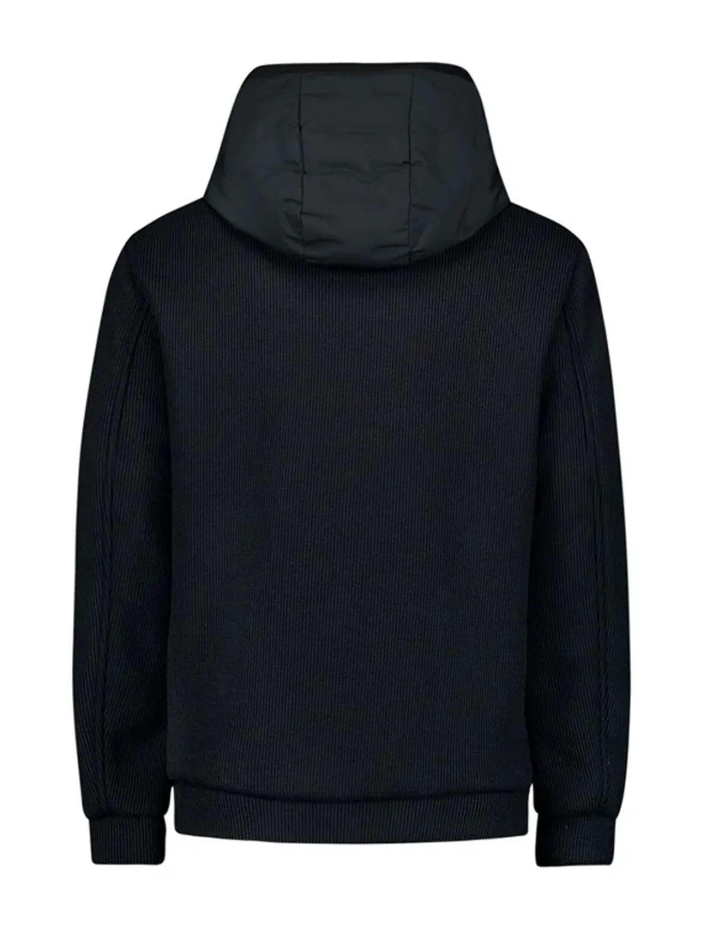 Jacket Short Fit Sealed Hooded Knitted Mix