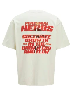 JCOINTERLUDE FLORAL BACK TEE SS CRE