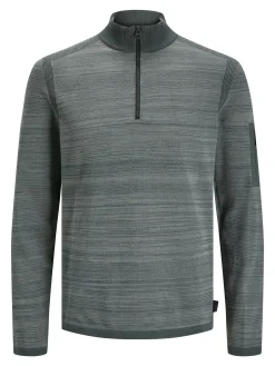 JCOMACE KNIT HALF ZIP SMU