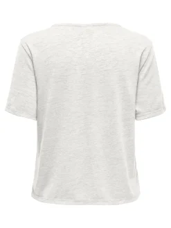 JDYCAMILLE S/S V-NECK GLITTER TOP J