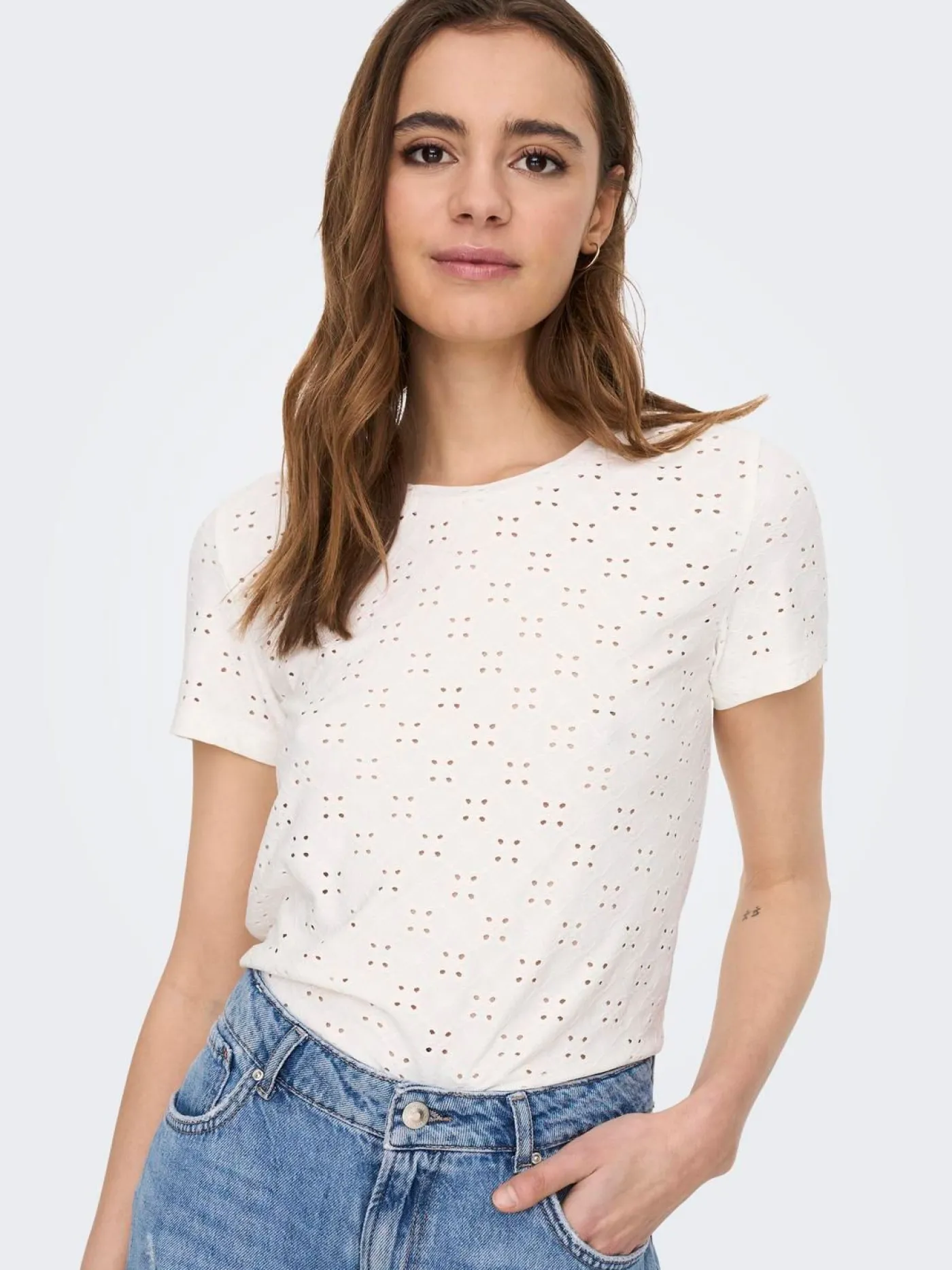 JDYCATHINKA S/S TAG TOP JRS NOOS