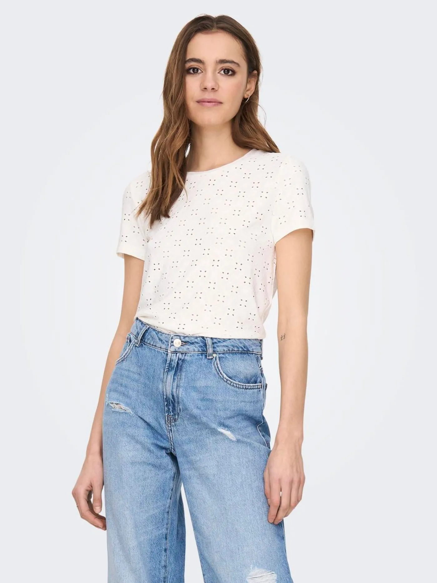 JDYCATHINKA S/S TAG TOP JRS NOOS