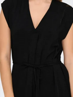 JDYDIVYA LIFE S/L MIDI DRESS WVN DI