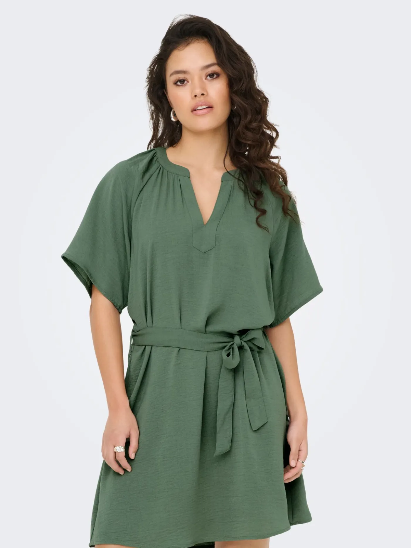 JDYDIVYA LIFE S/S V-NECK DRESS WVN