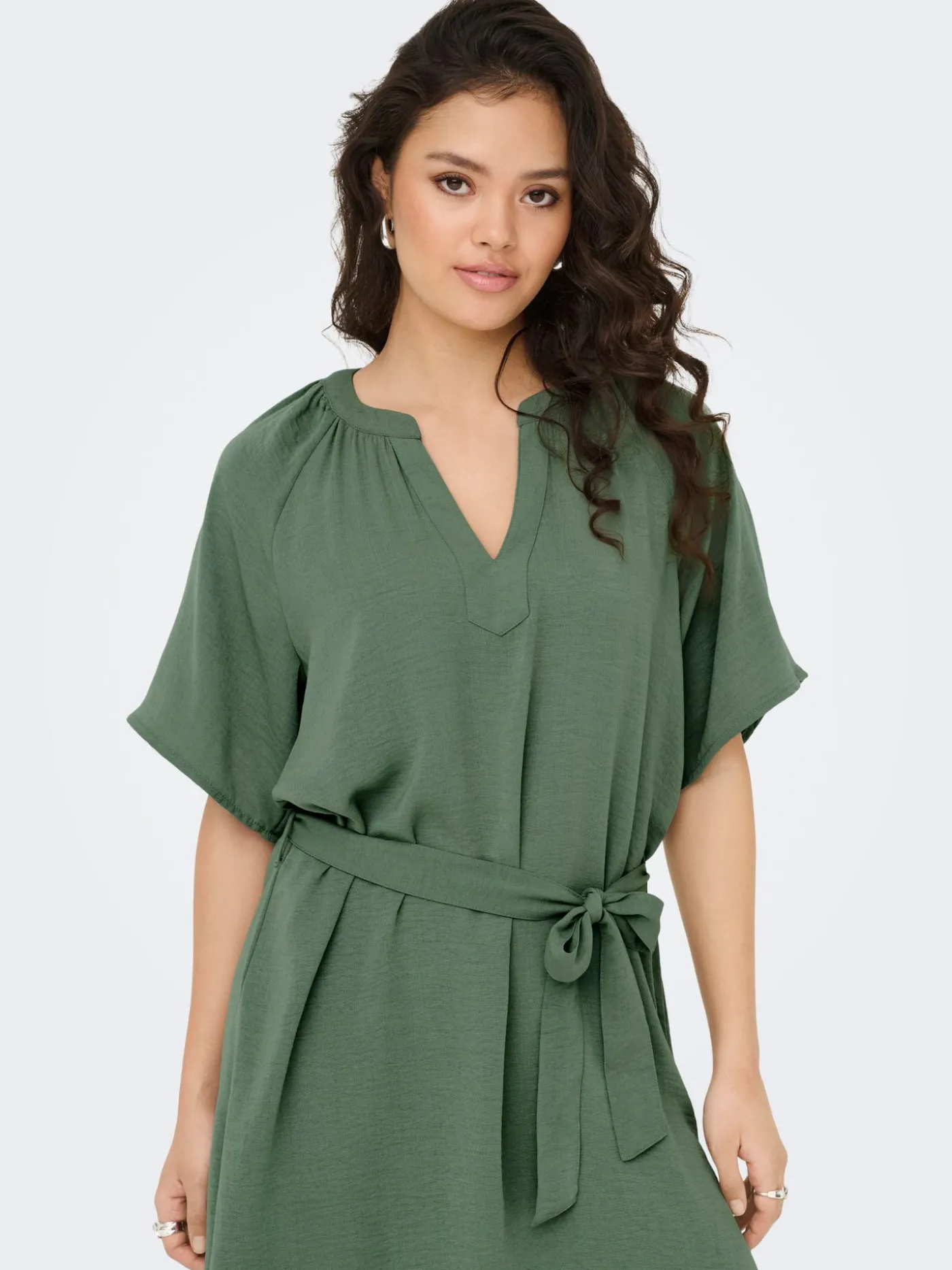 JDYDIVYA LIFE S/S V-NECK DRESS WVN