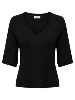 JDYELANORA 2/4 V-NECK RAGLAN PULLOV