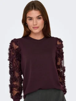 JDYFAIRVIEW LIFE L/S SWEAT JRS NOO