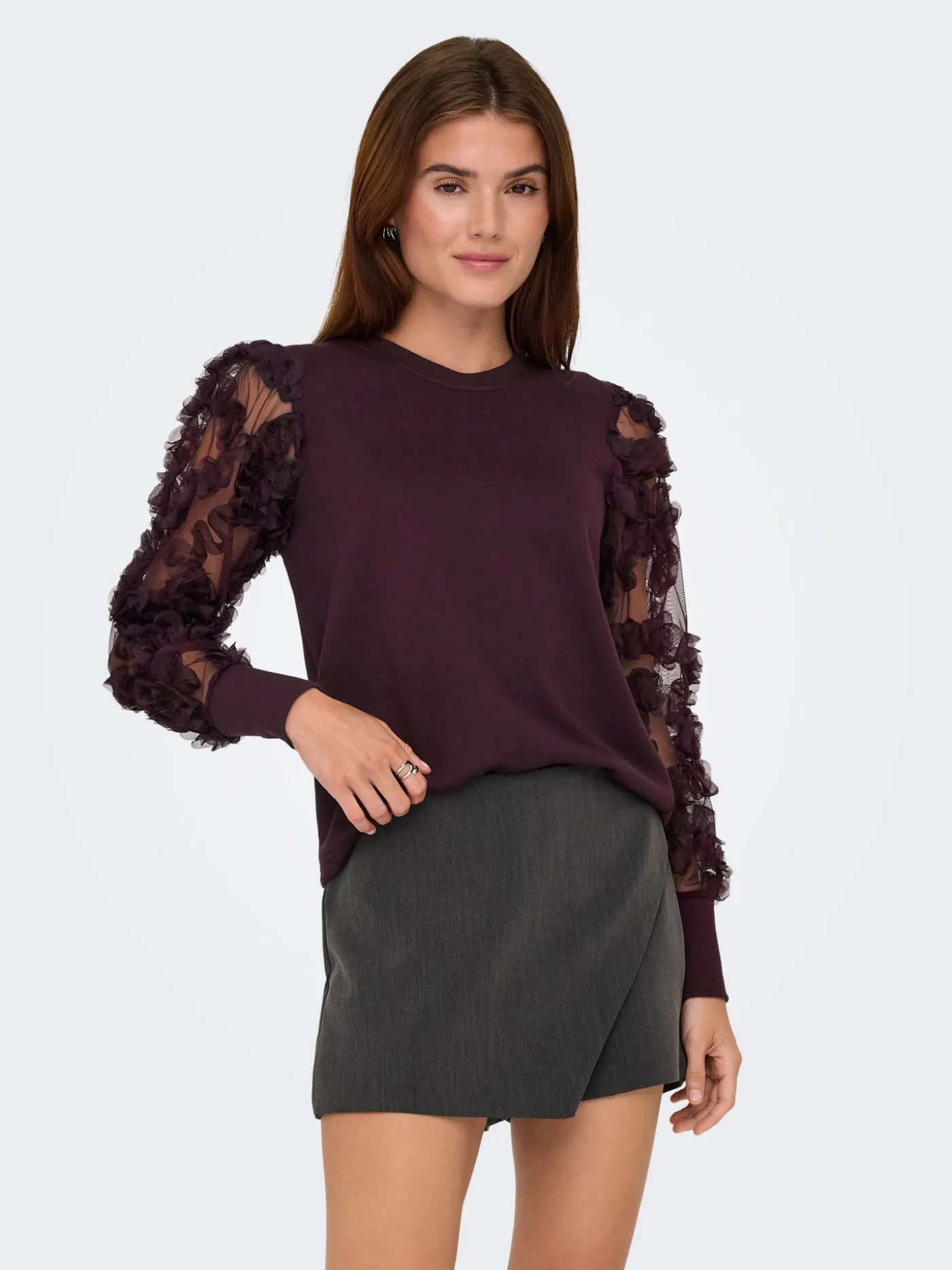 JDYFAIRVIEW LIFE L/S SWEAT JRS NOO