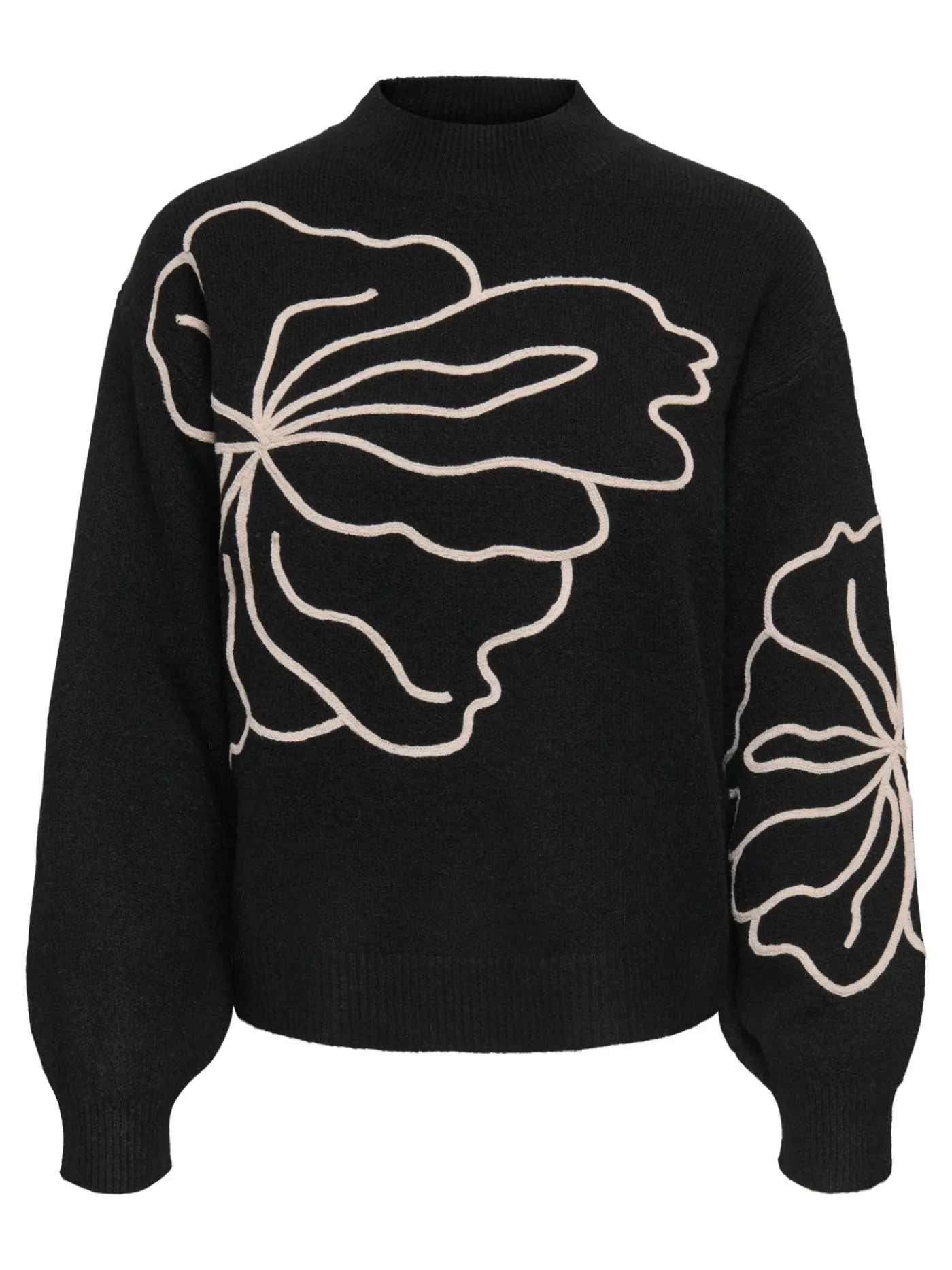 JDYJELLA L/S FLOWER PULLOVER KNT NO