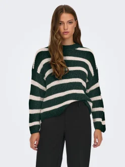 JDYJUSTY L/S STRIPE PULLOVER KNT NO
