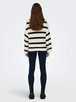 JDYJUSTY L/S STRIPE PULLOVER KNT NO
