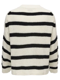 JDYJUSTY L/S STRIPE PULLOVER KNT NO