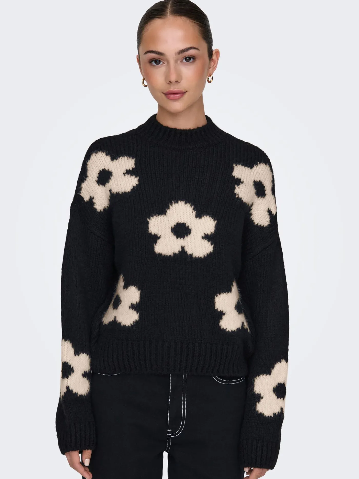 JDYKILIAN FLOWER L/S PULLOVER KNT