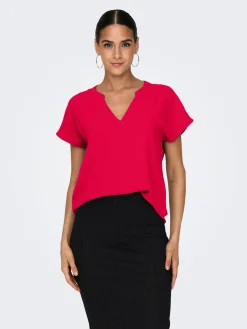 JDYLION LIFE S/S TOP WVN NOOS