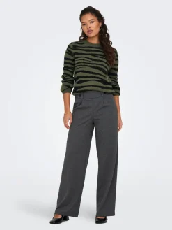 JDYLORRAINE ANIMAL L/S PULLOVER KNT