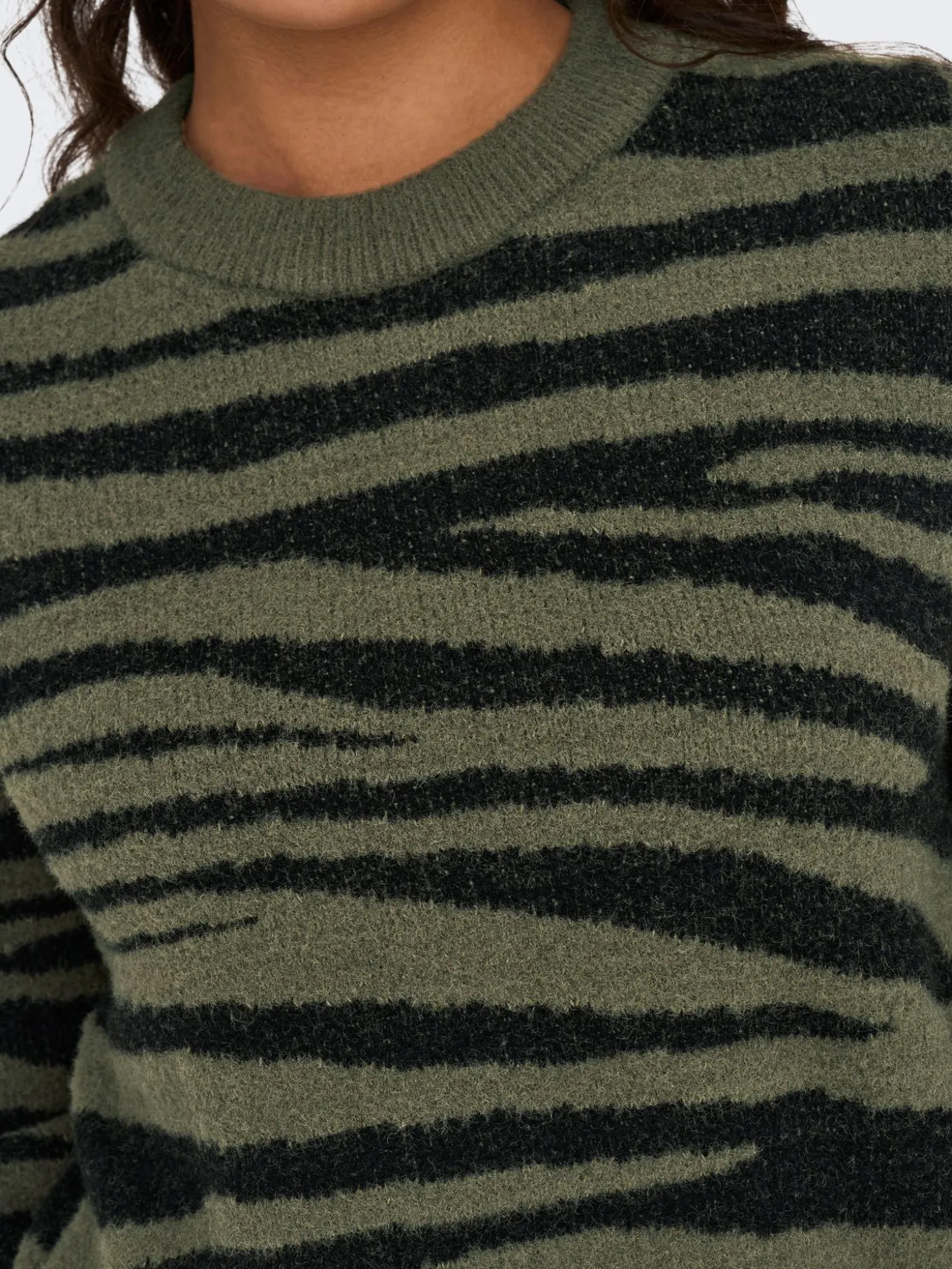 JDYLORRAINE ANIMAL L/S PULLOVER KNT