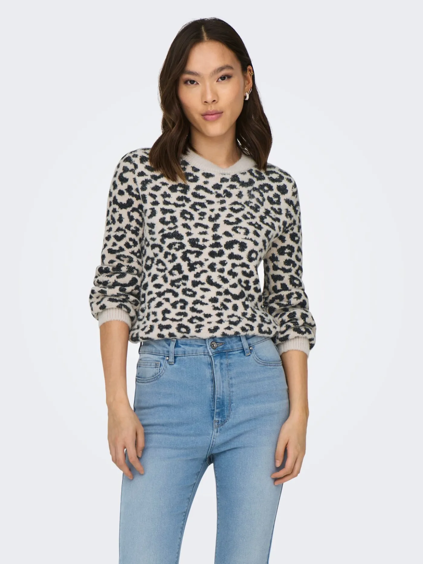 JDYLORRAINE ANIMAL L/S PULLOVER KNT