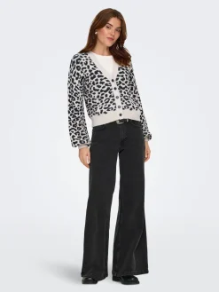 JDYLORRAINE ANIMAL SHORT CARDIGAN K