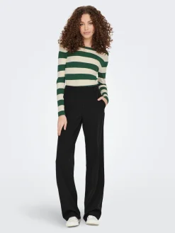 JDYPLUM L/S O-NECK PULLOVER KNT NOO