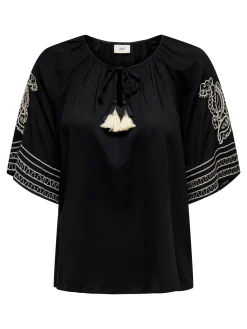 JDYRISSO LIFE BIANCA L/S TOP WVN
