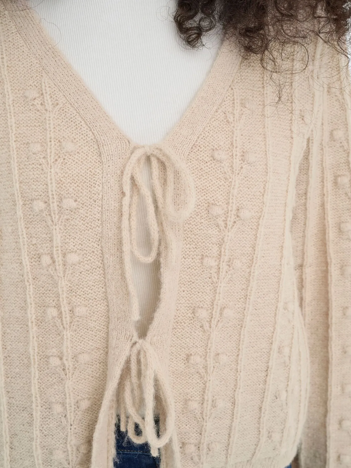 JDYSIGRID LIFE L/S TIE CARDIGAN KNT