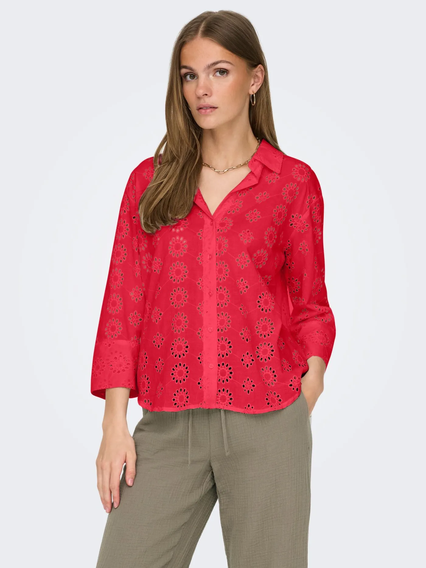 JDYTALLIE 3/4 LONG SHIRT WVN NOOS