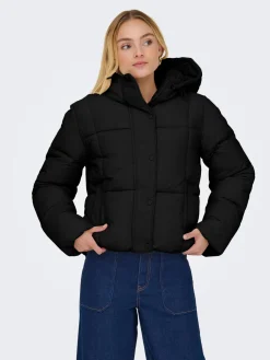 JDYWONDER SHORT HOOD PUFFER OTW SIJ