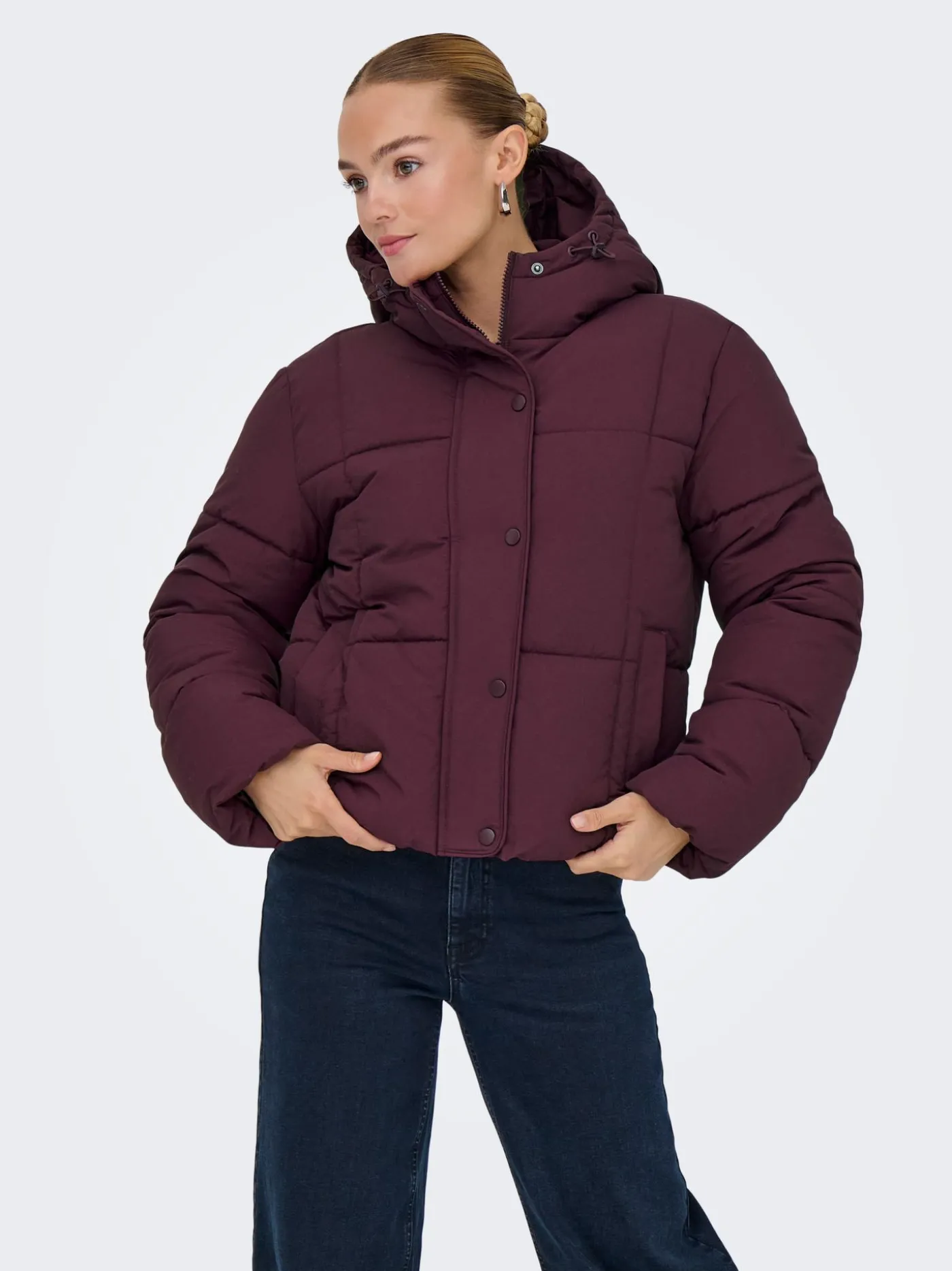 JDYWONDER SHORT HOOD PUFFER OTW SIJ