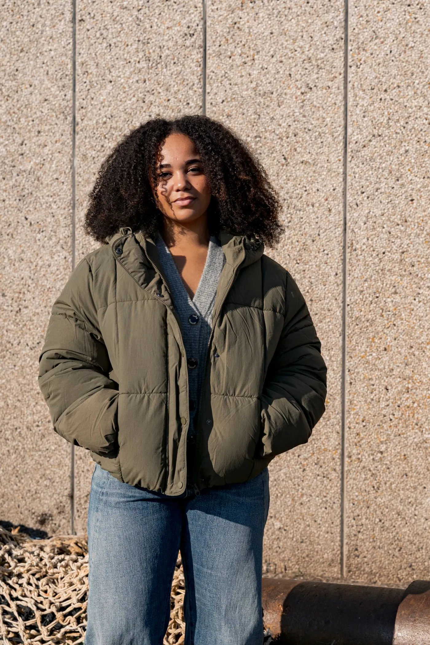 JDYWONDER SHORT HOOD PUFFER OTW SIJ