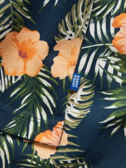 JJCHILL AOP TEE SS CREW NECK JNR