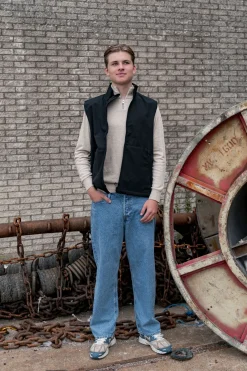 JJEEMIL KNIT HALF ZIP NOOS