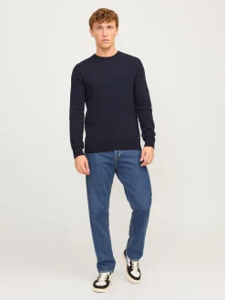 JJEGLOBE KNIT CREW NECK NOOS