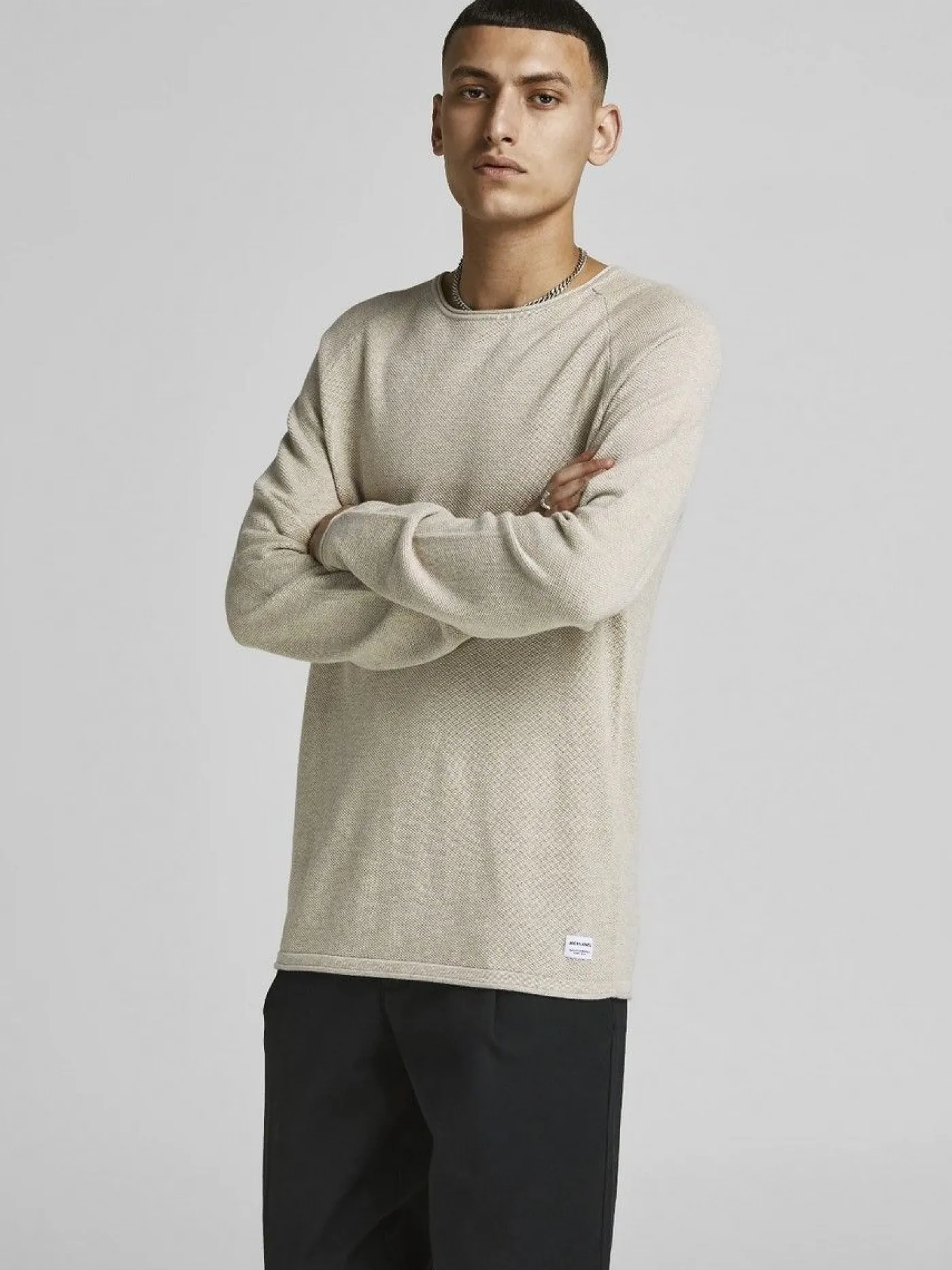 JJEHILL KNIT CREW NECK NOOS
