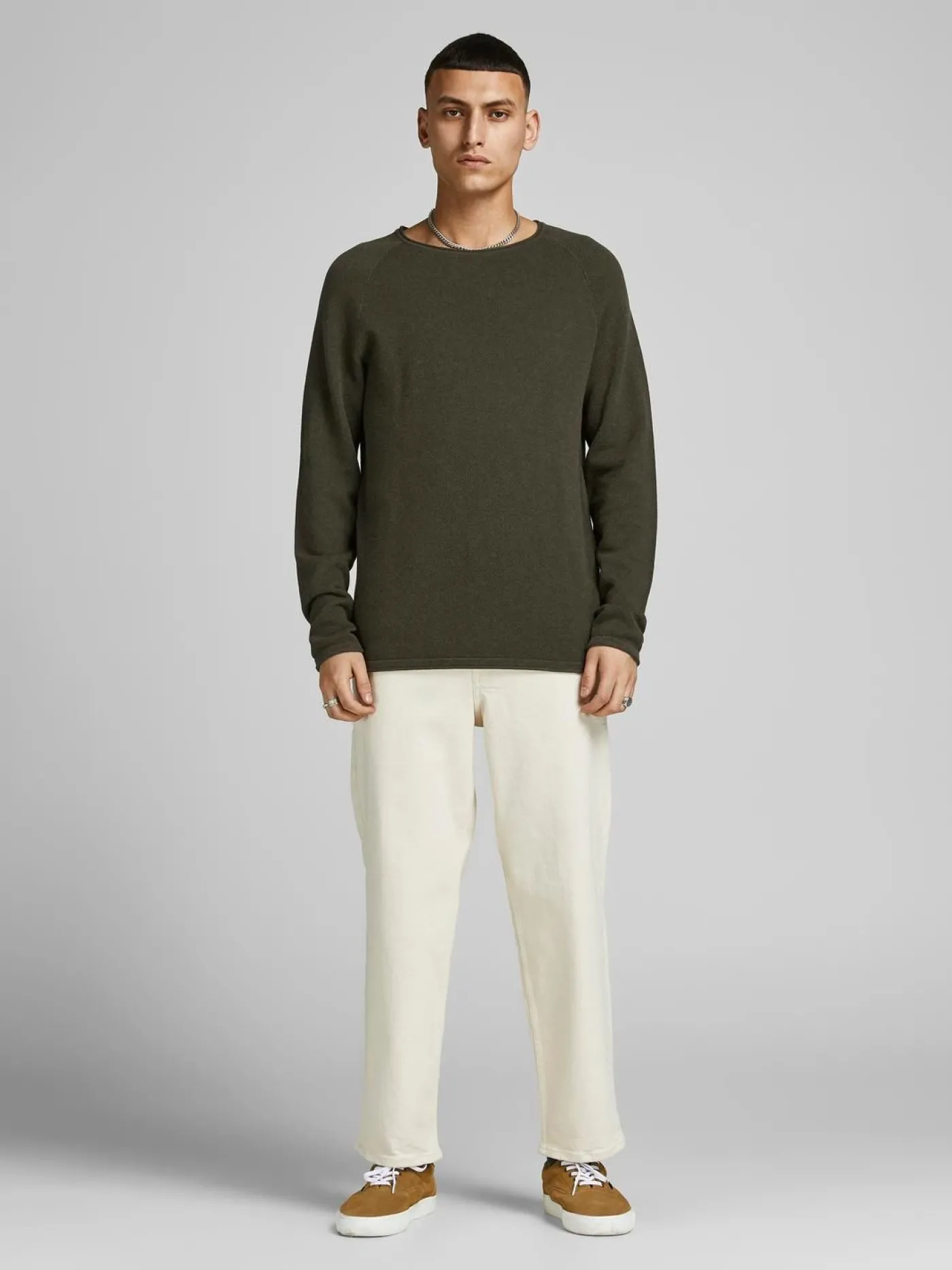 JJEHILL KNIT CREW NECK NOOS