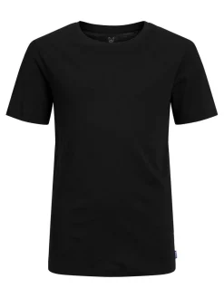 JJEORGANIC BASIC TEE SS O-NECK NOOS - Black